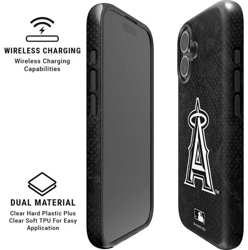 MLB Los Angeles Angels Dark Wash iPhone 16 Magsafe Impact Case